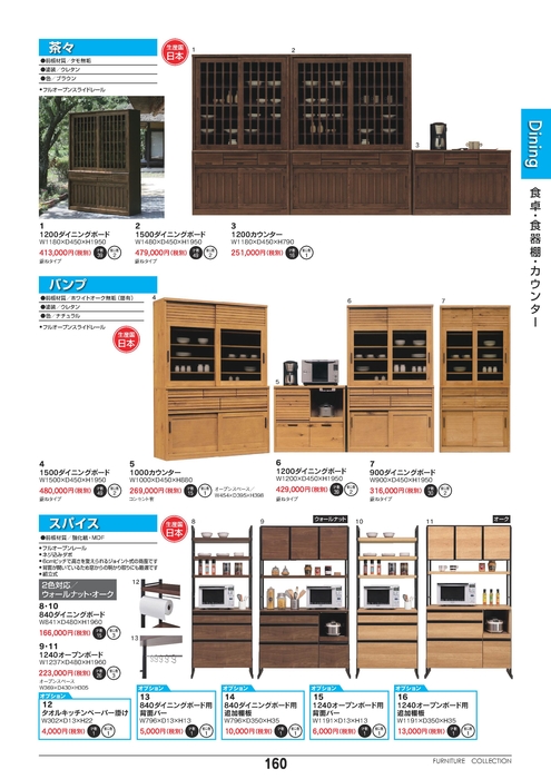 食器・カウンター