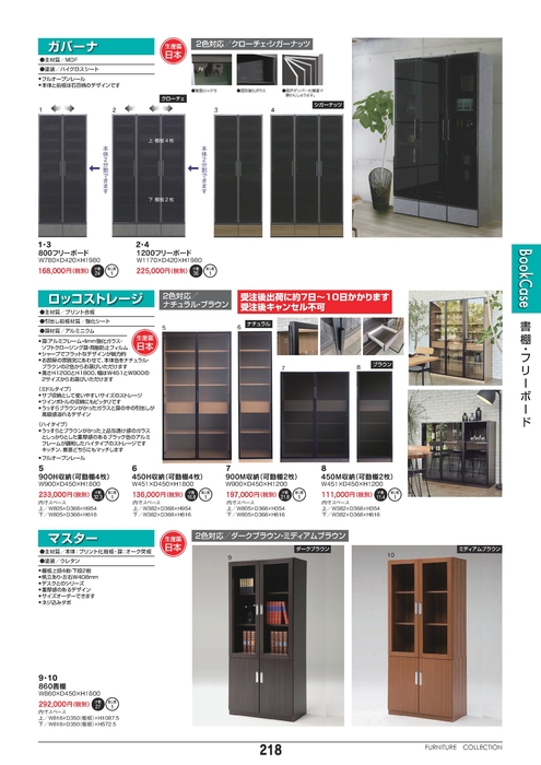 書棚・フリーボード